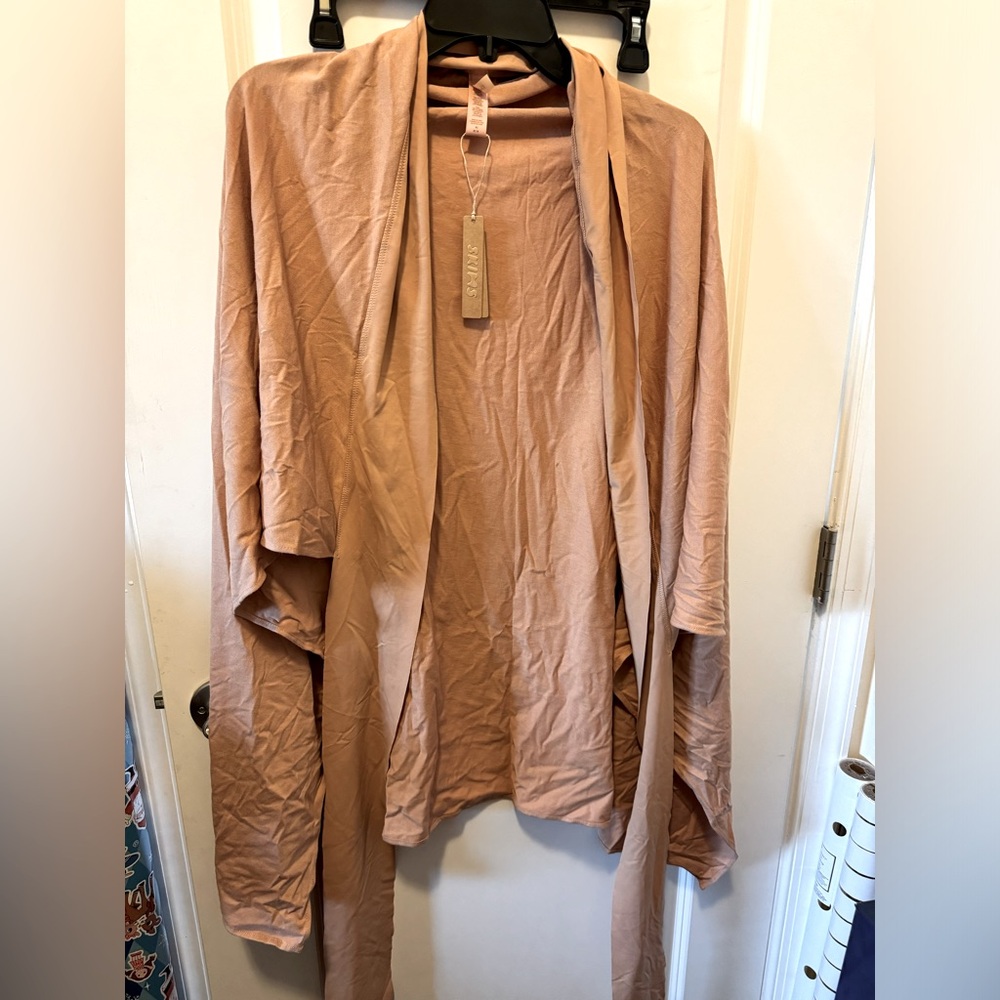 Skims Cover Up Sarong Skirt Size 3X Color Ochre Brand New With Tags